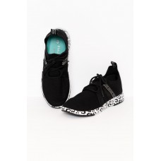 Leura Black Leopard Sneaker
