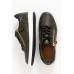 Ark Khaki Leather Zip Sneaker