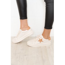 Pixie Star Cheetah Leather Sneaker