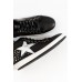 Ashton Black Leather High Top Sneaker